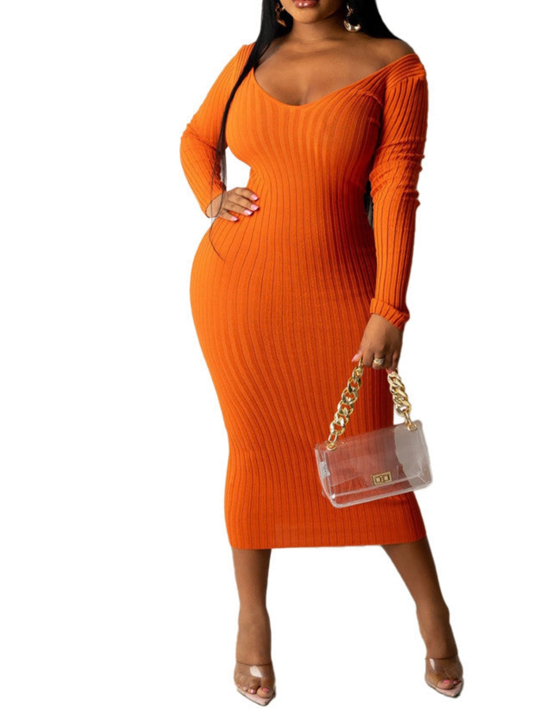 The Bold Move Long Sleeve Dress