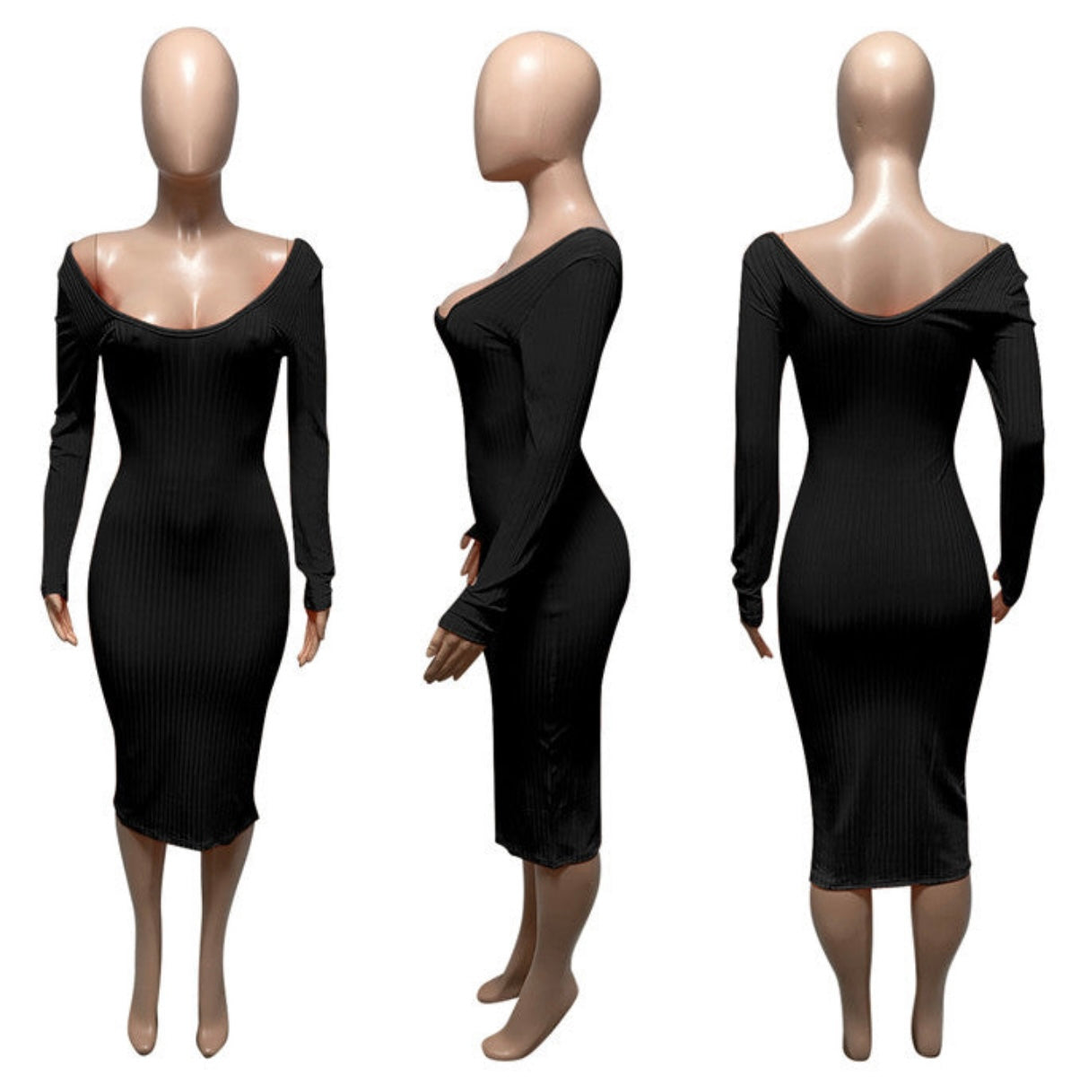 The Bold Move Long Sleeve Dress