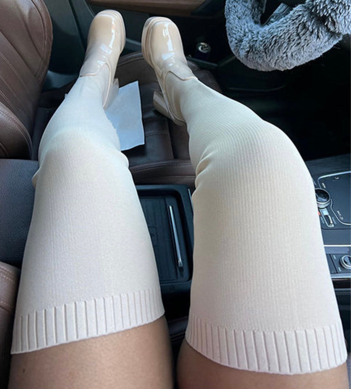 Heartless Stretch Thigh High Boots