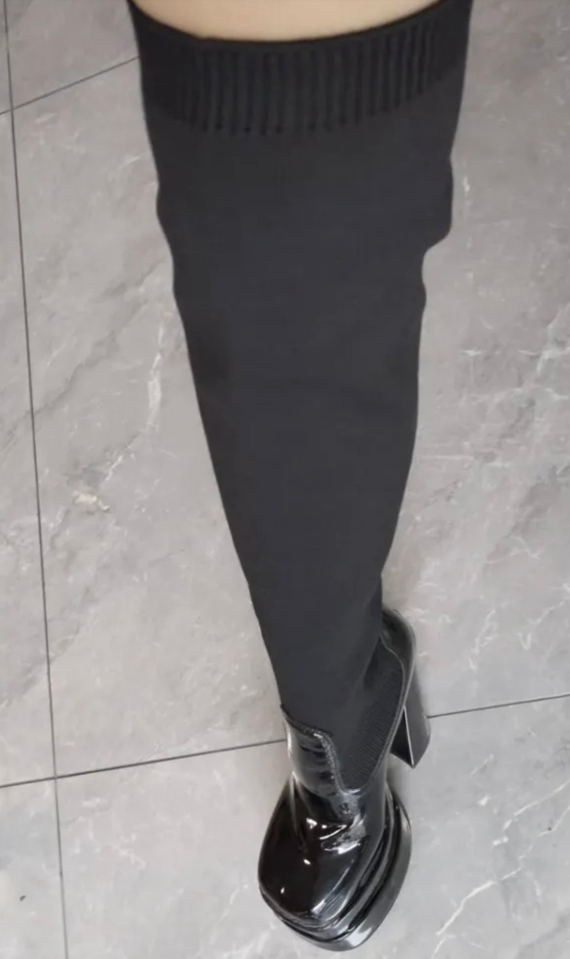Heartless Stretch Thigh High Boots