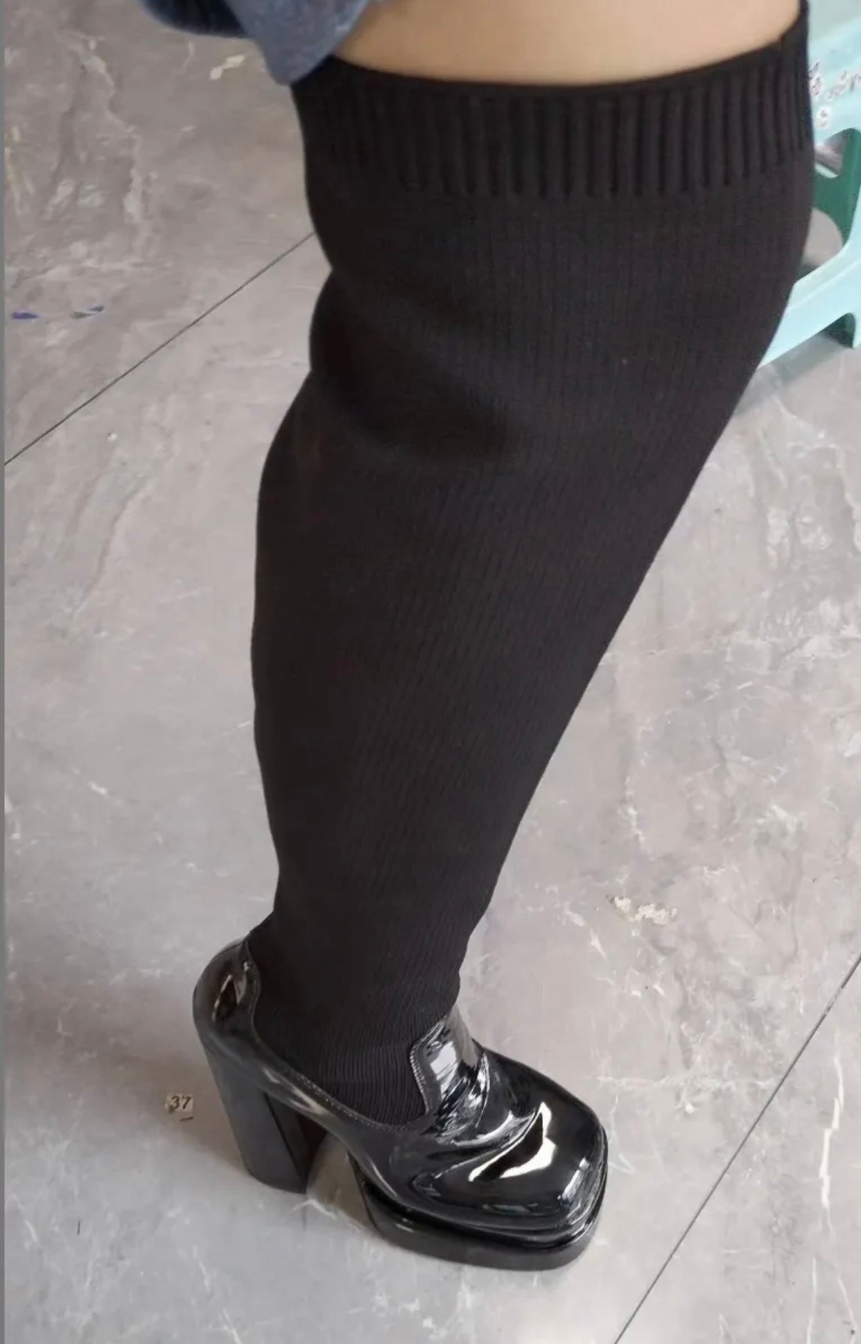 Heartless Stretch Thigh High Boots