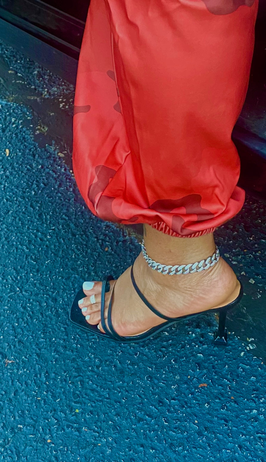 Bold Crossover Heels